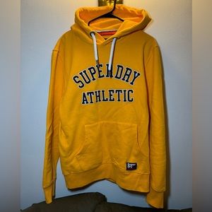 Superdry yellow hoodie